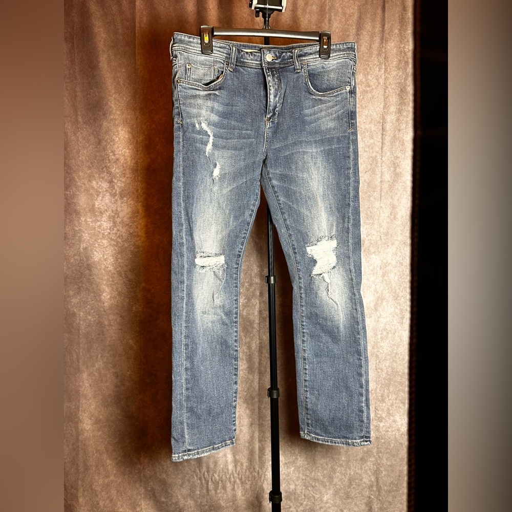 ANTHROPOLOGIE PILCRO MID-RISE CROPPED JEAN SIZE 30